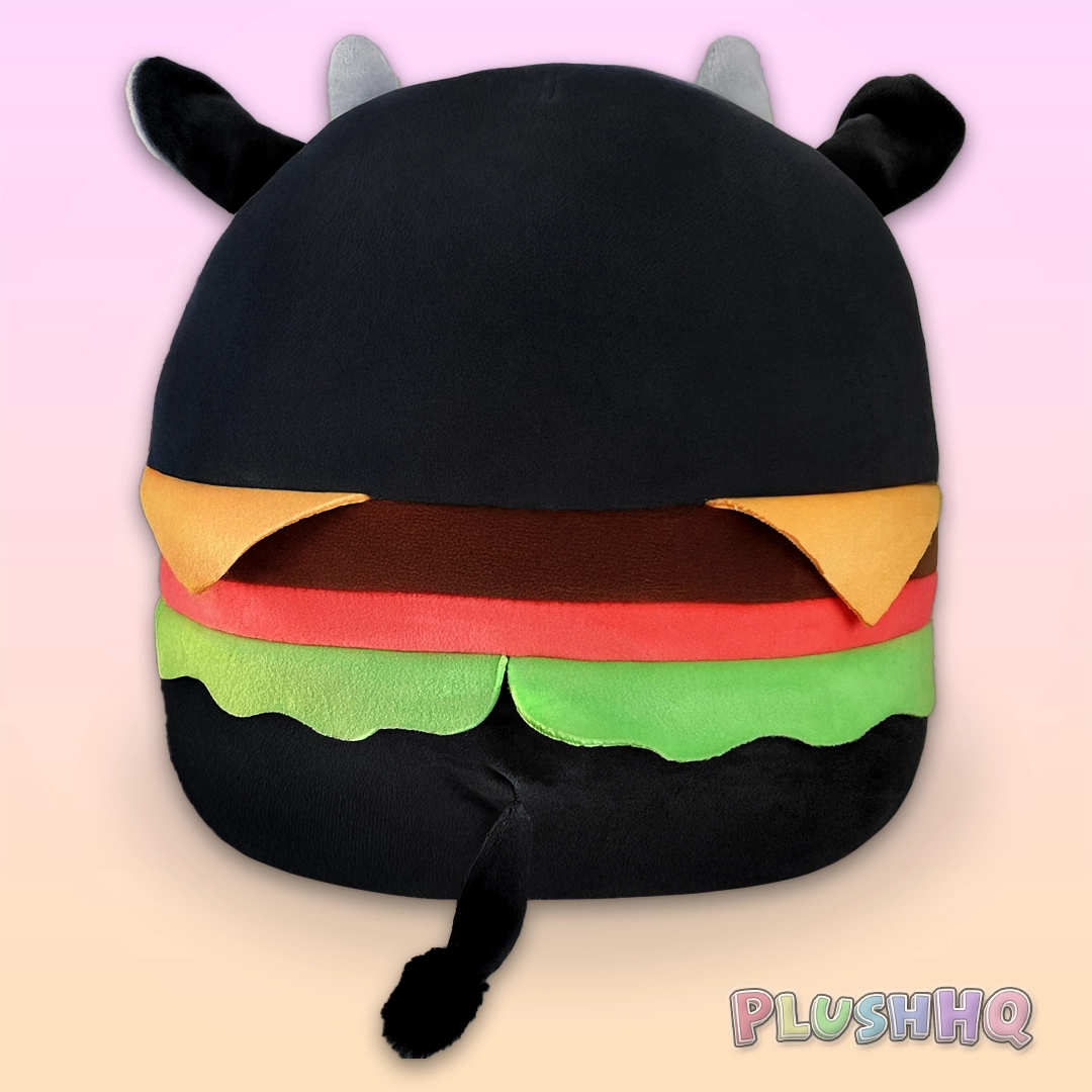Squishmallows 12-Inch Angus the Cow Burger