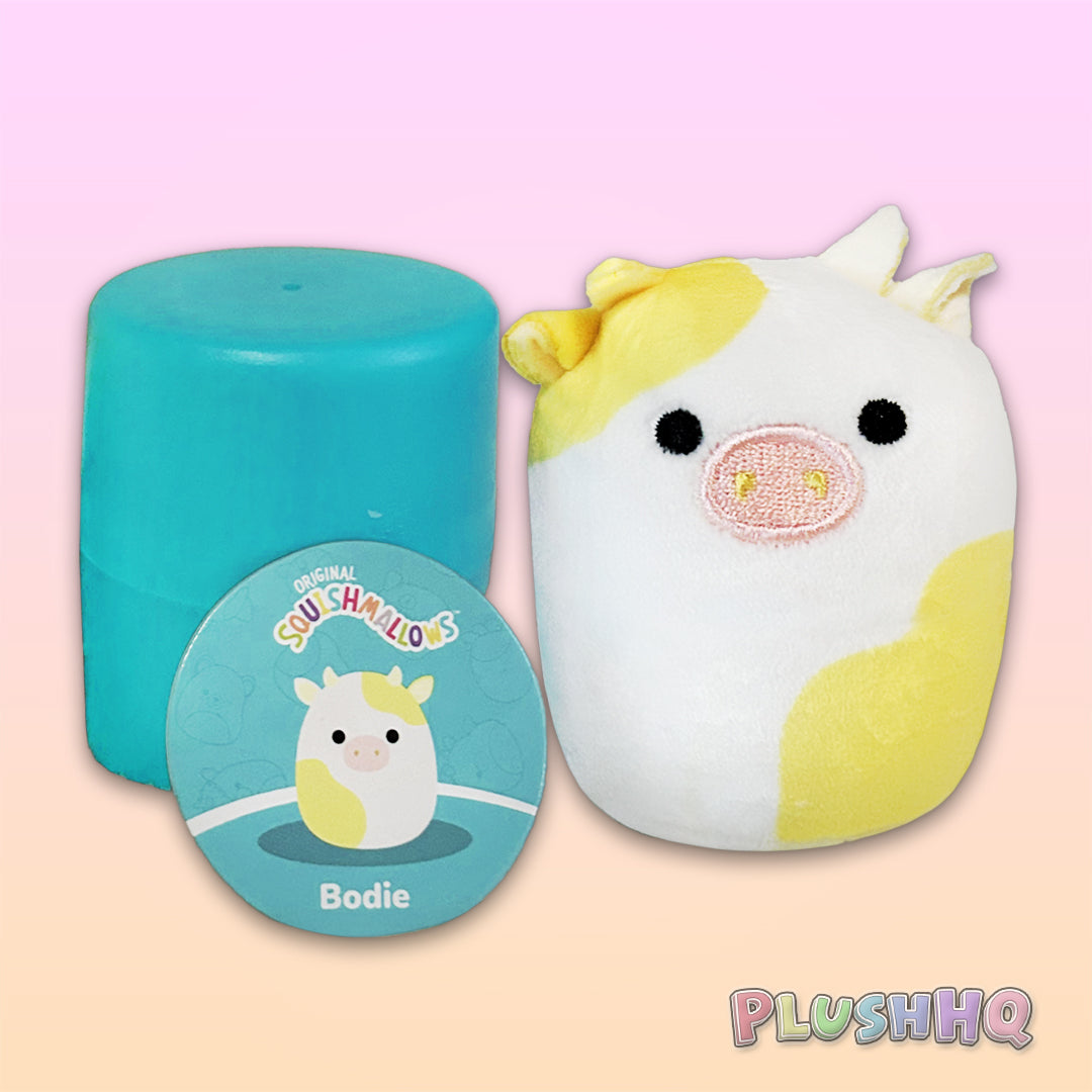 Squishmallows 2.5-Inch Mystery Capsule Bodie the Yellow Cow