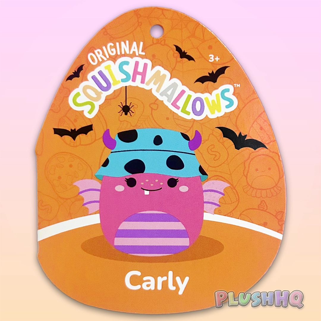 Squishmallows 8-Inch Carly the Pink Monster