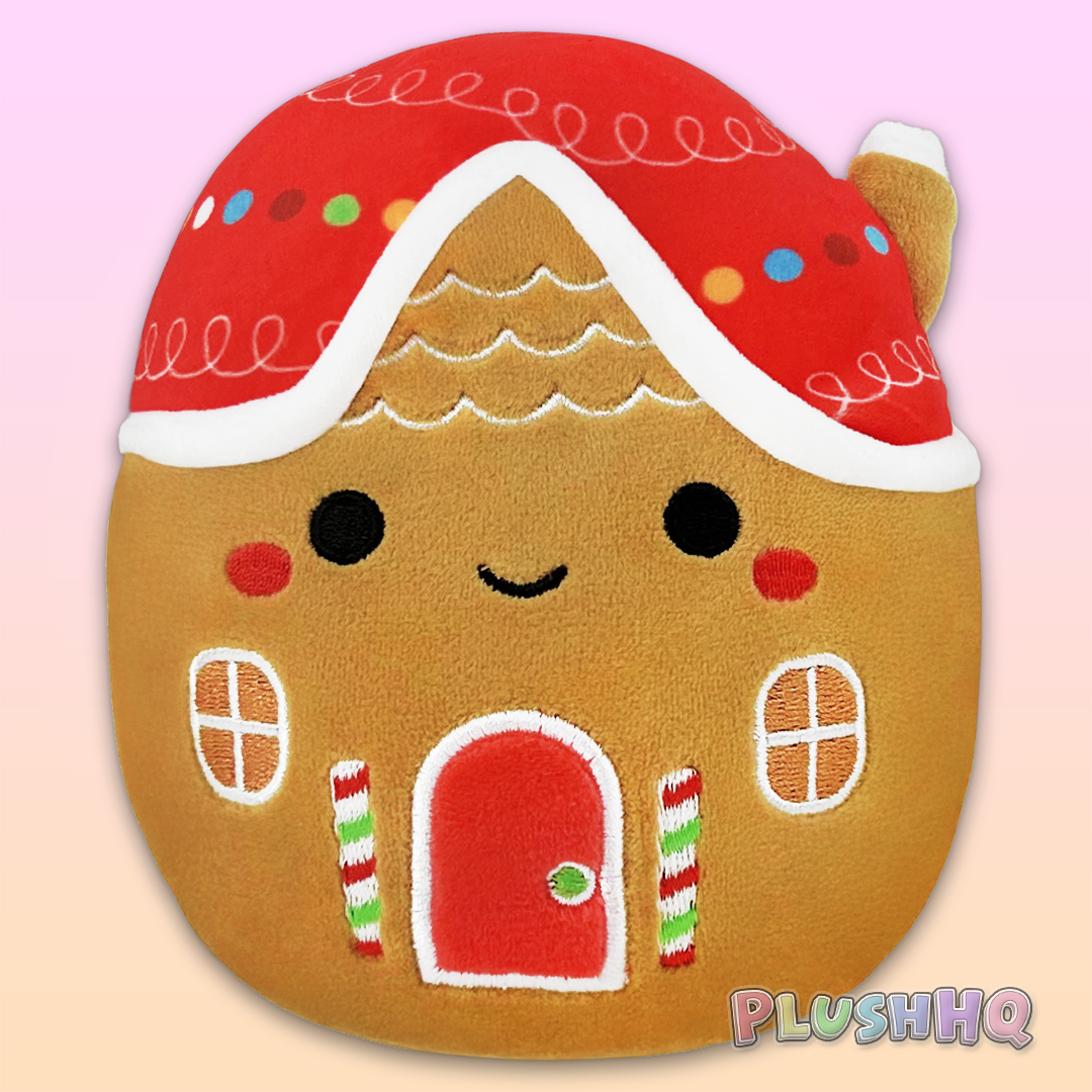 Squishmallows 5-Inch Casa the Gingerbread House