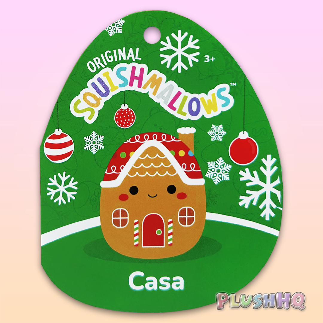 Squishmallows 5-Inch Casa the Gingerbread House