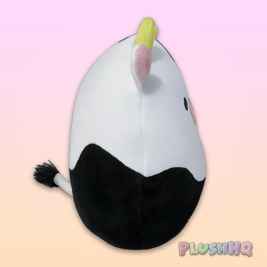 Squishmallows 8-Inch Connor the Cow with Flower