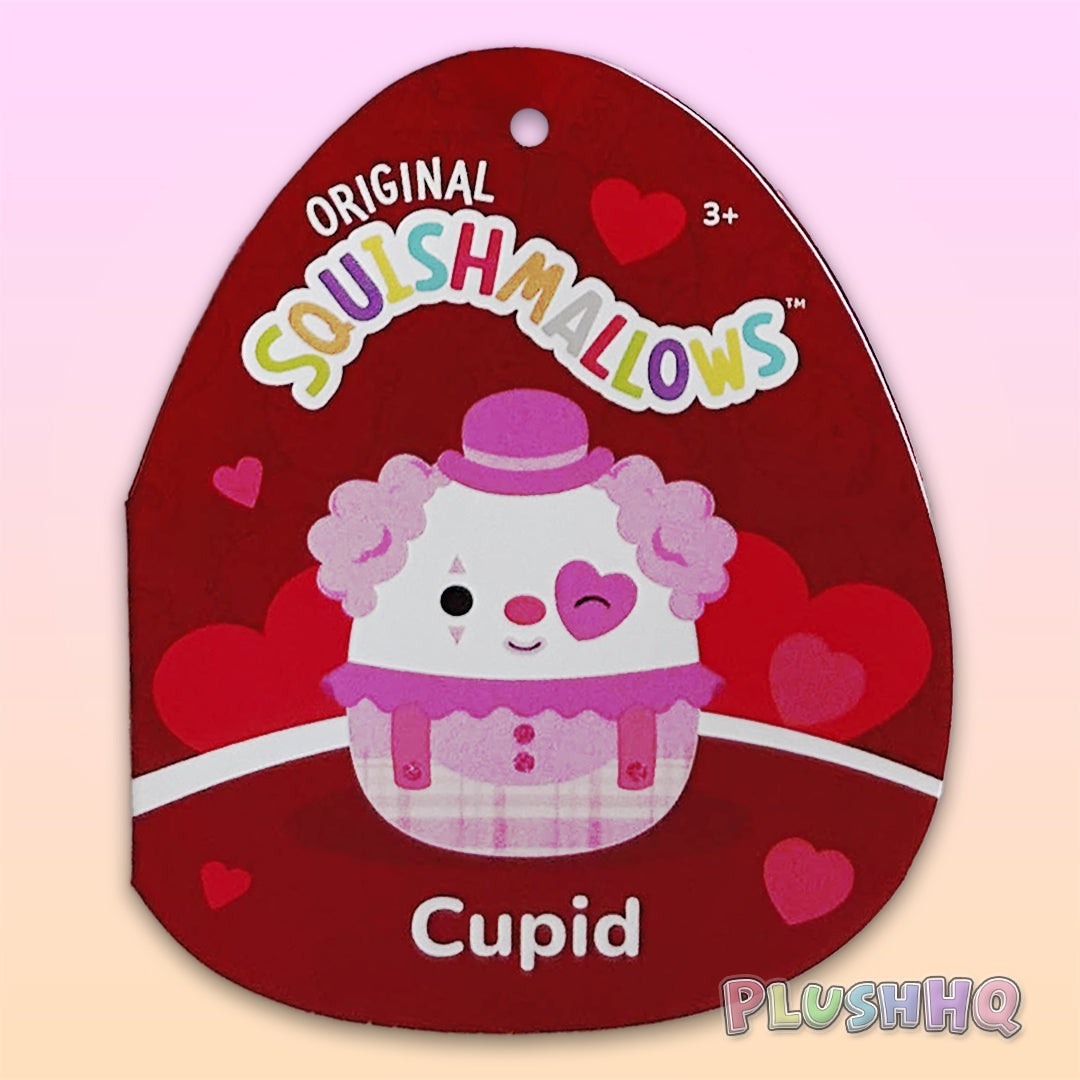 Squishmallows 8-Inch Cupid the Valentine Clown
