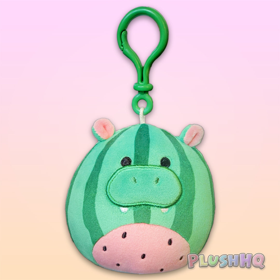 Squishmallows 3.5-Inch Clip Damaris the Watermelon Hippo