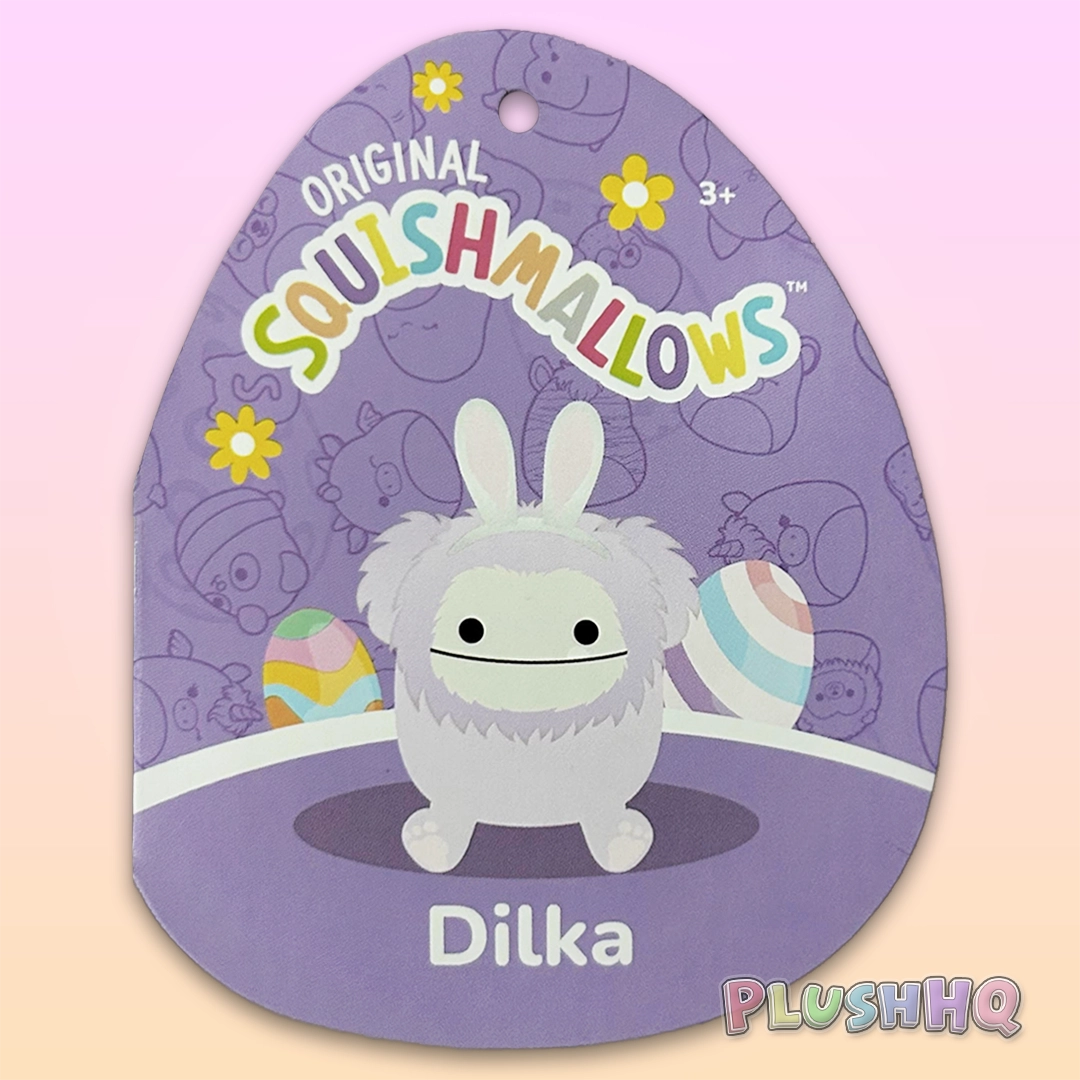 Squishmallows 8-Inch Dilka the Bunny Bigfoot