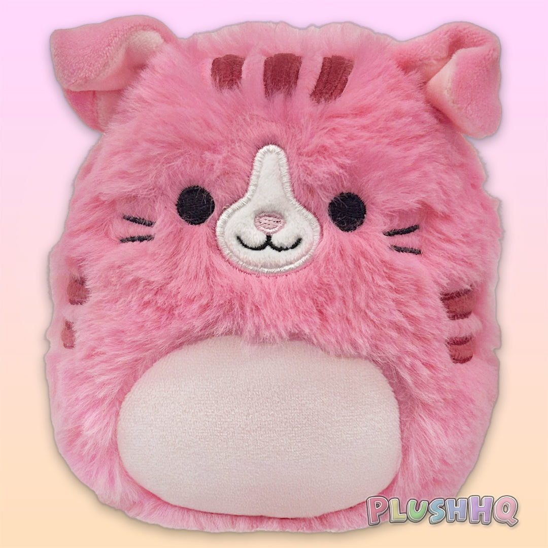 Squishmallows 5-Inch Fuzz-A-Mallows Geraldine the Scottish Fold Cat