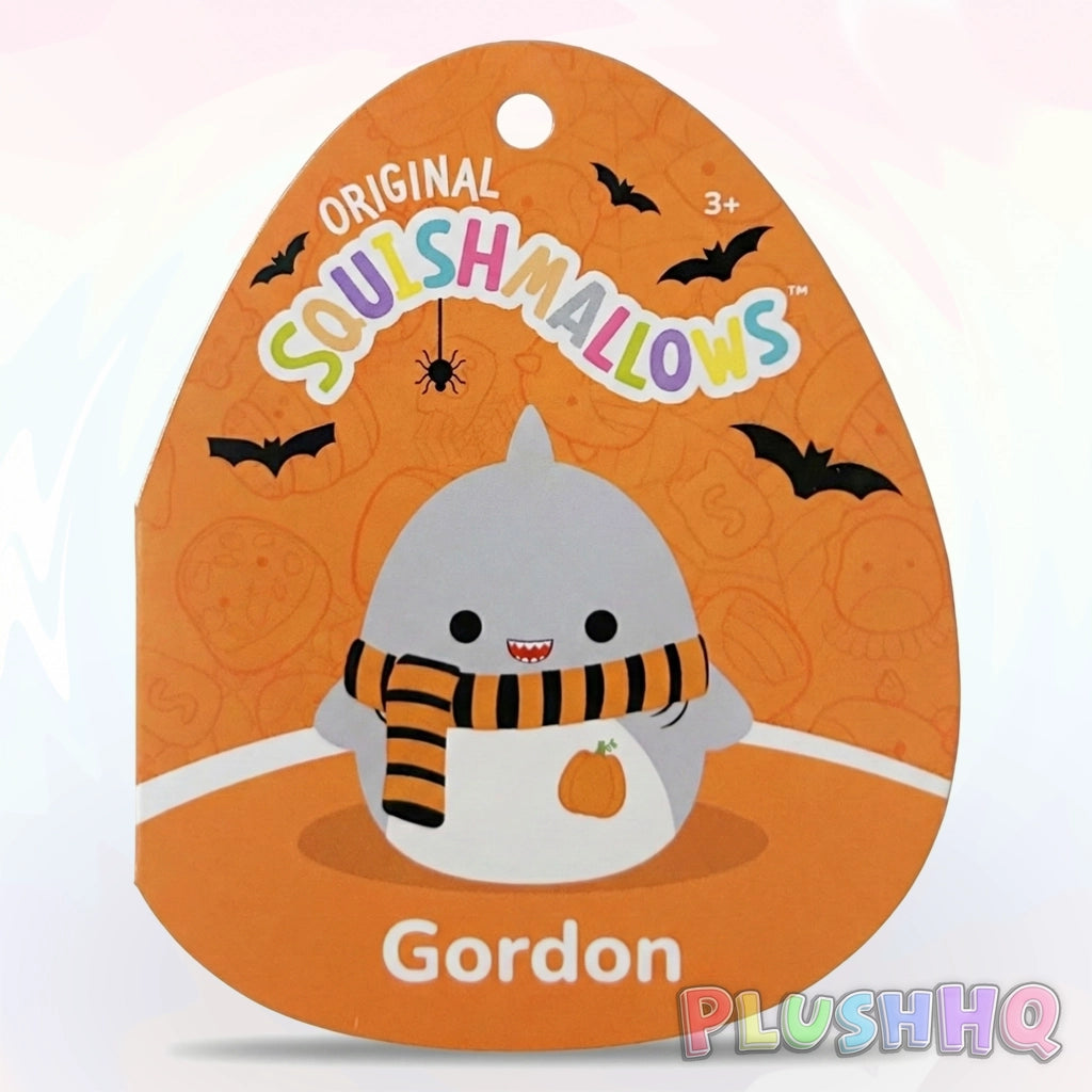 Squishmallows 4.5-Inch Gordon the Shark with Scarf