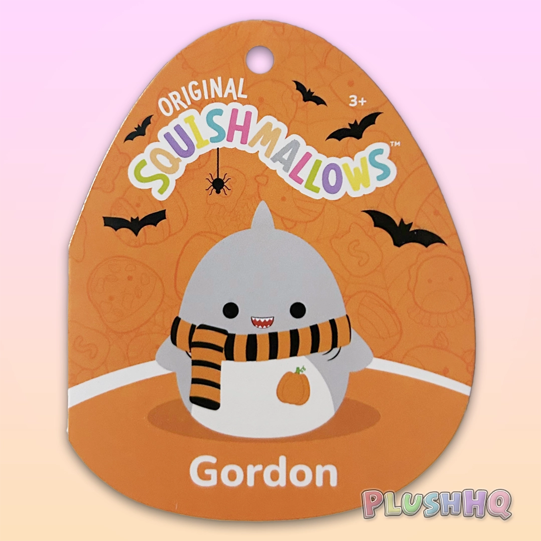Squishmallows 4.5-Inch Gordon the Shark with Scarf