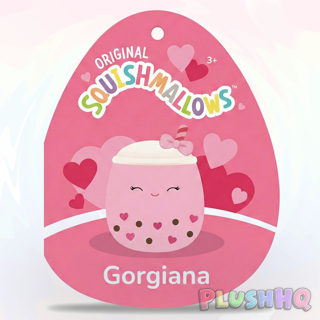 Squishmallows 8-Inch Gorgiana the Boba Drink