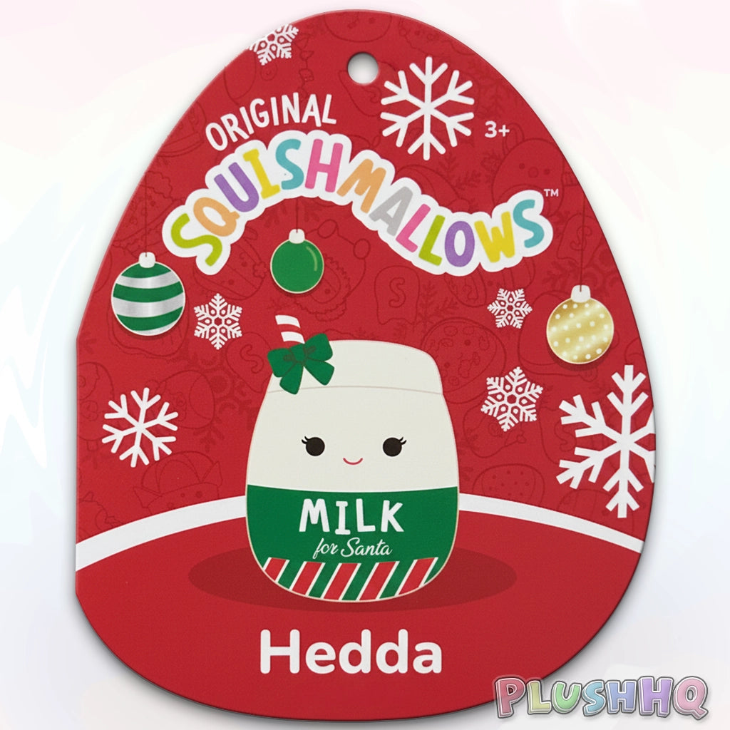 Squishmallows 5-Inch Hedda the Christmas Milk