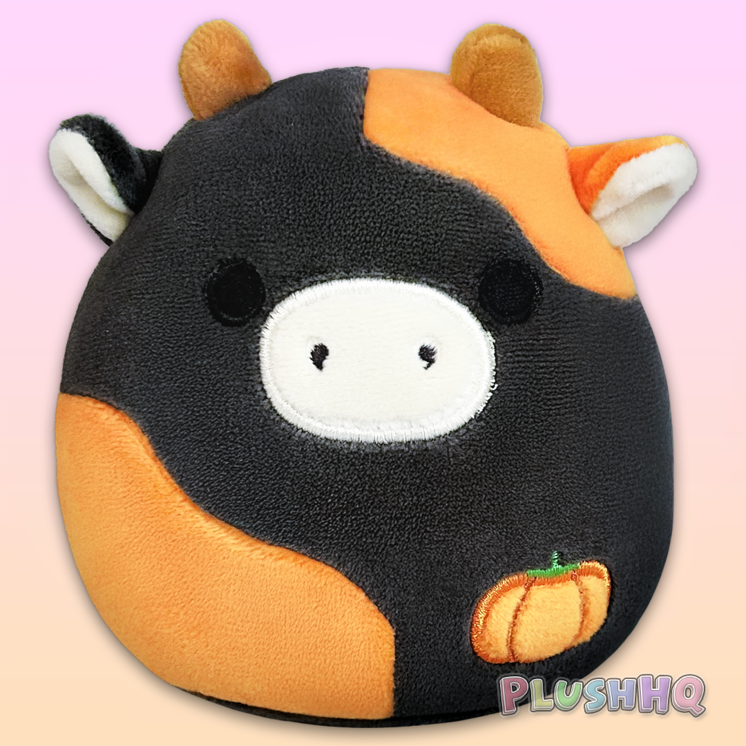 Squishmallows 5-Inch Jefferson the Cow Pumpkin Patch