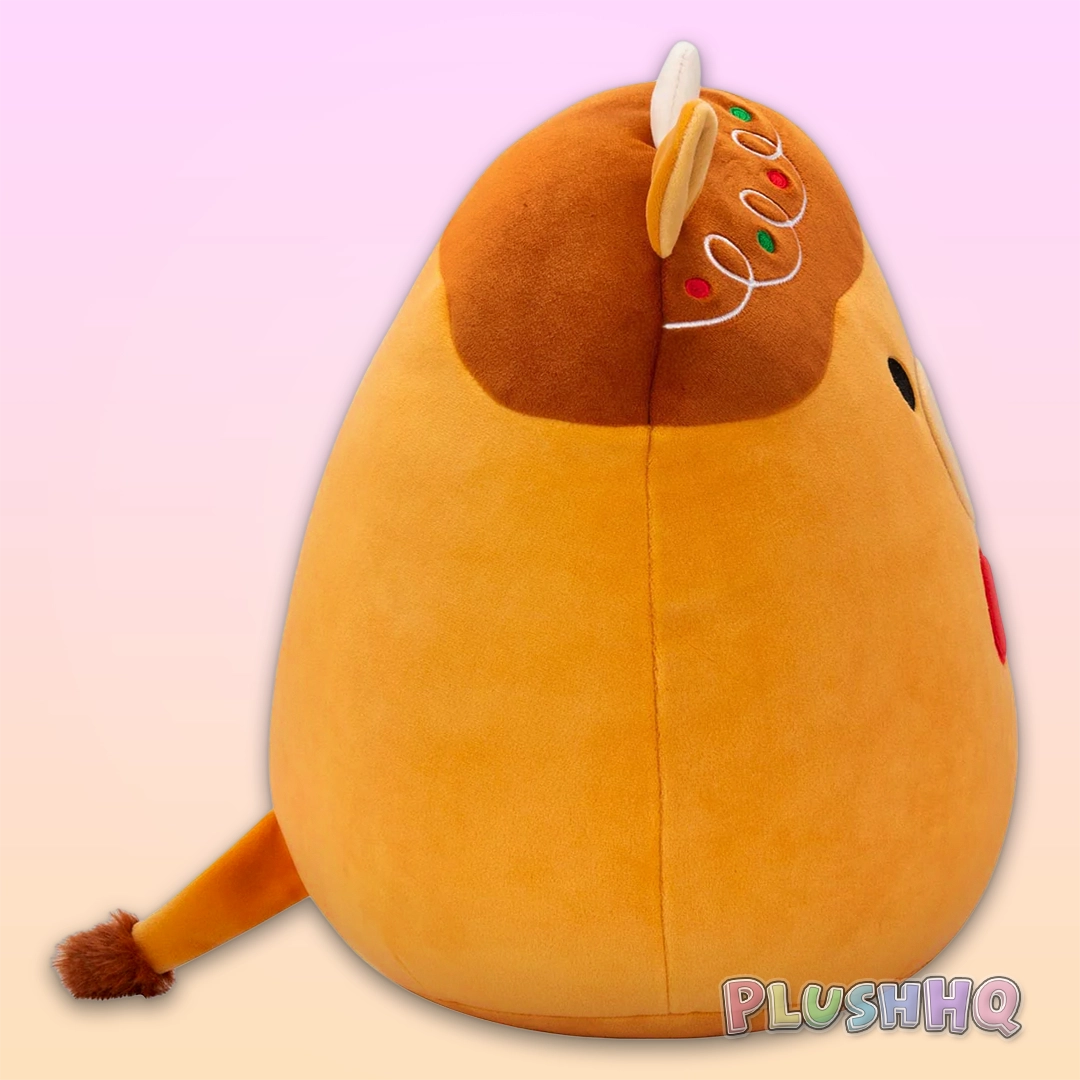 Squishmallows 11-Inch Jericho the Gingerbread Cow