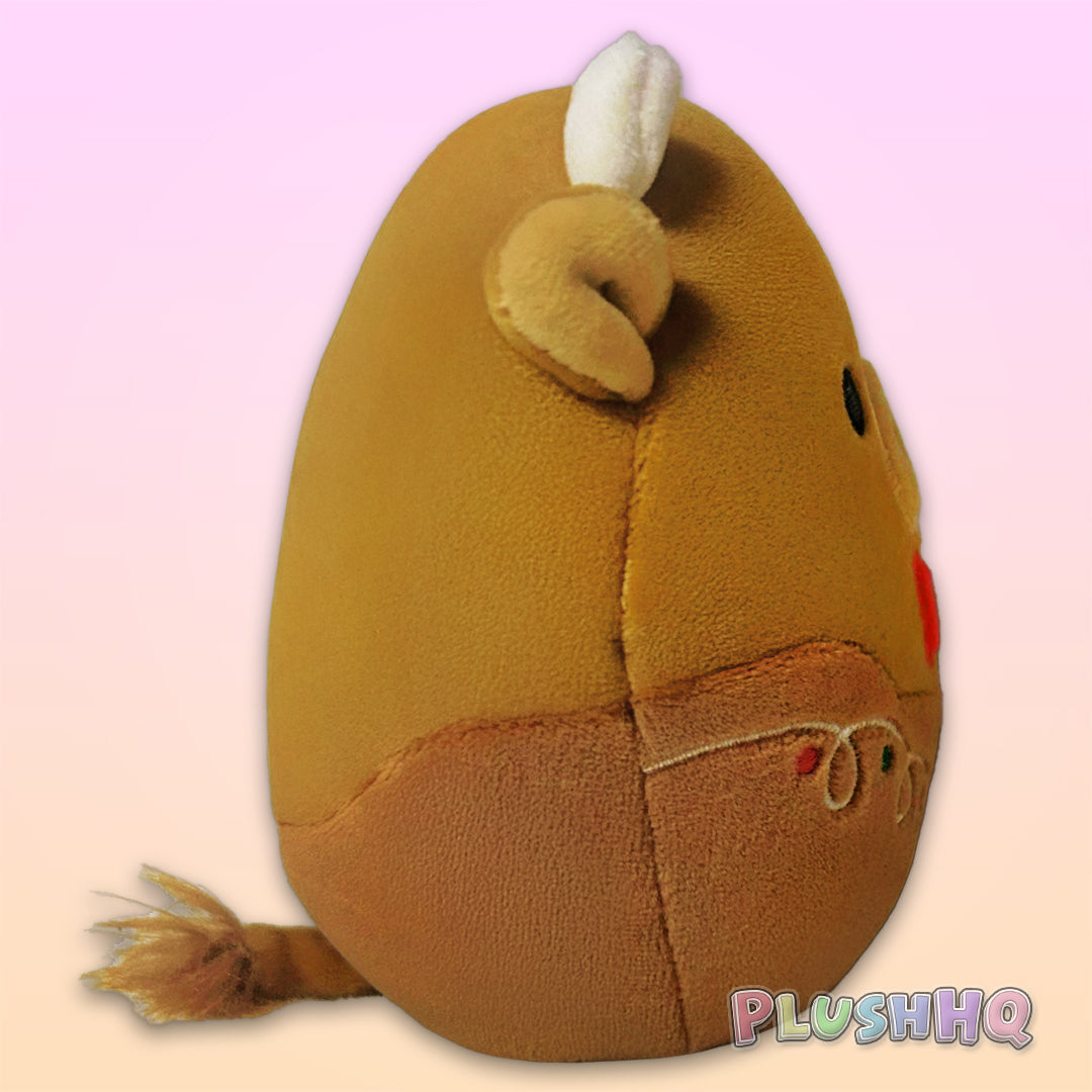 Squishmallows 5-Inch Jericho the Gingerbread Cow
