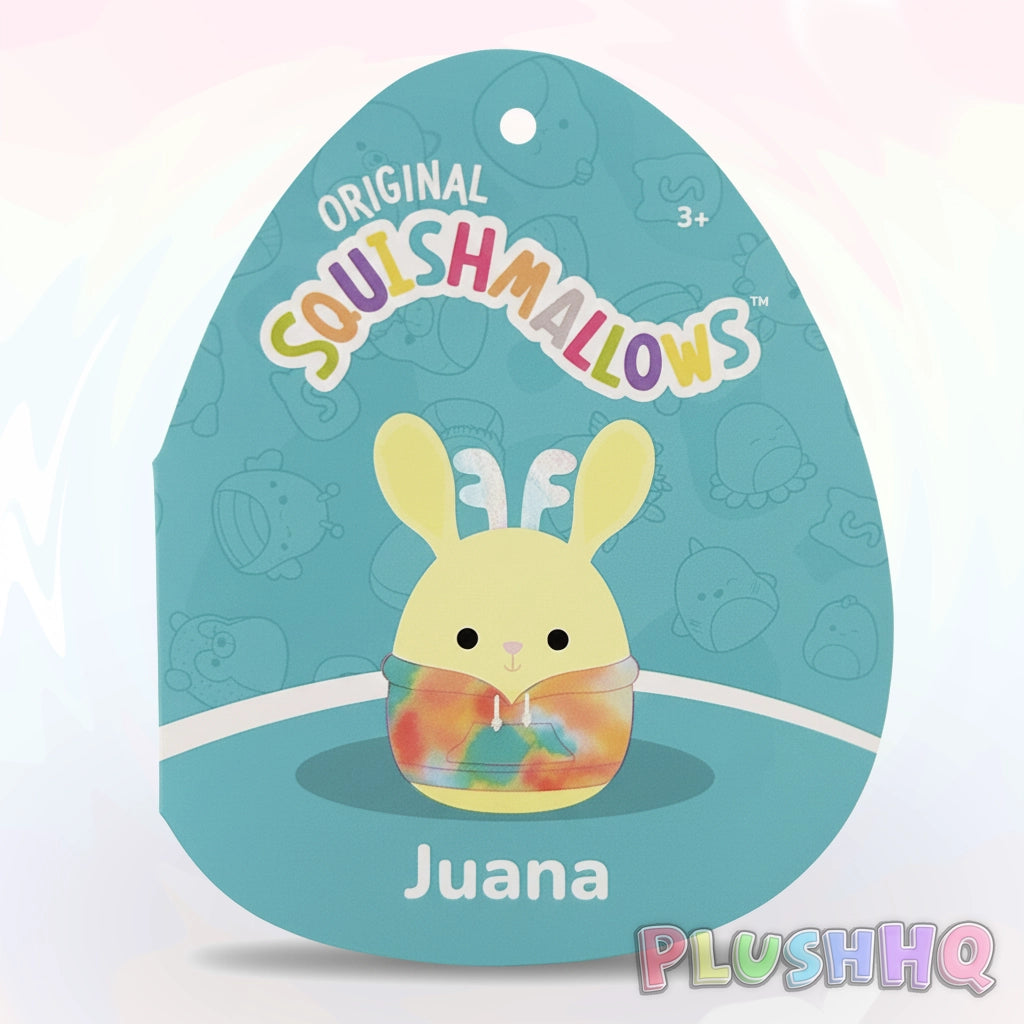 Squishmallows 8-Inch Juana the Jackalope Tie-Dye Hoodie