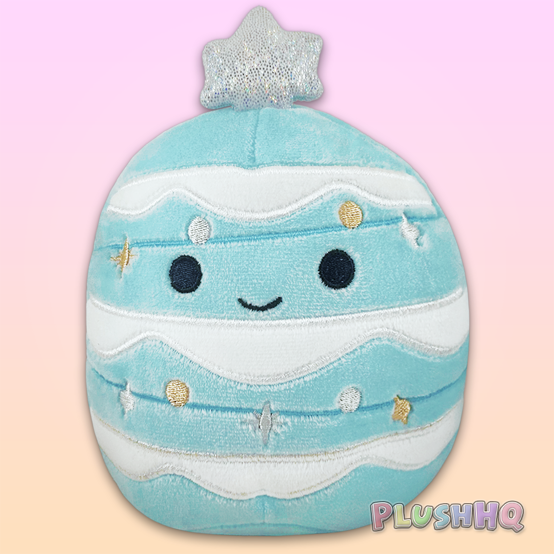 Squishmallows 5-Inch Keiko the Teal Christmas Tree