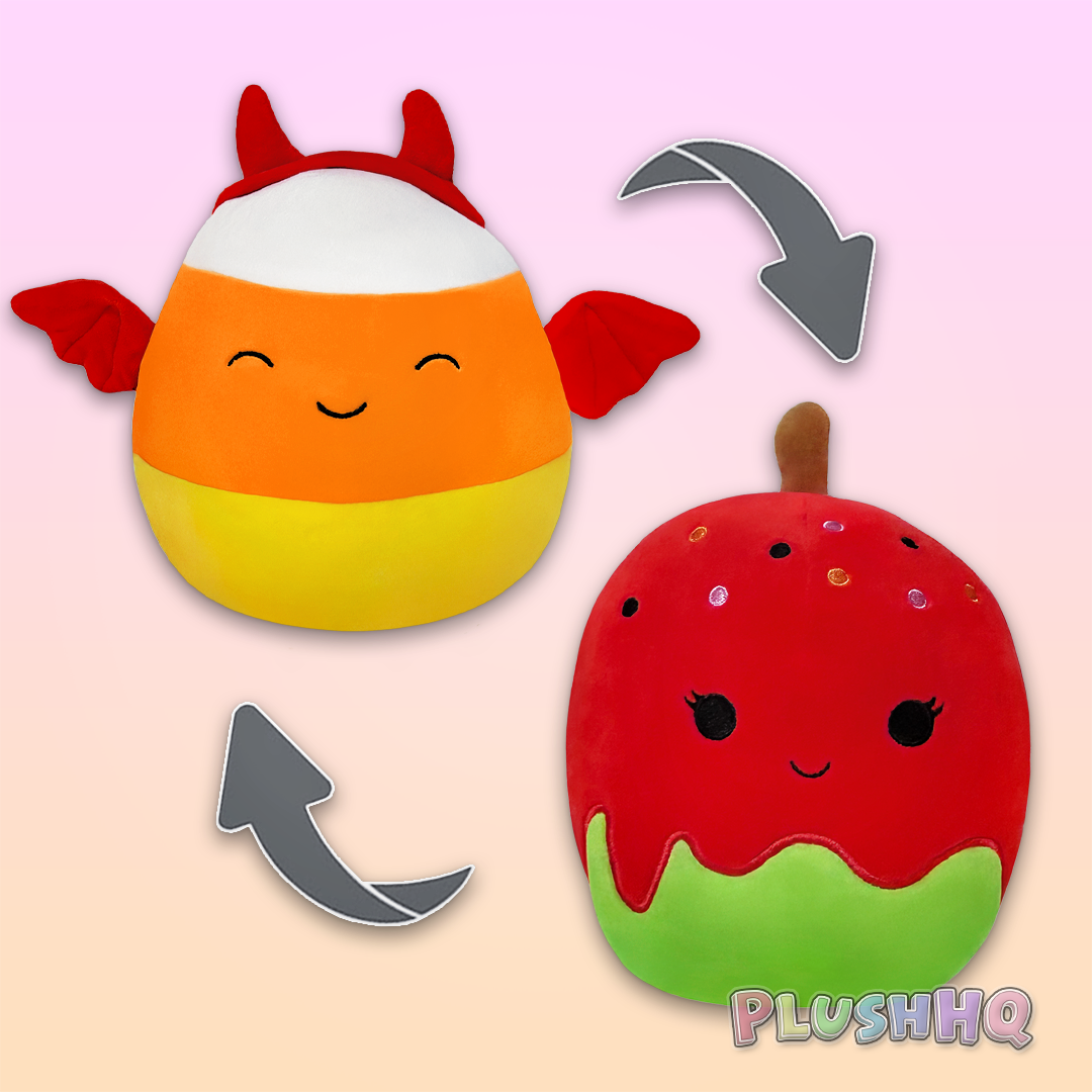 Squishmallows 8-Inch Keir and Carah Flip-A-Mallows