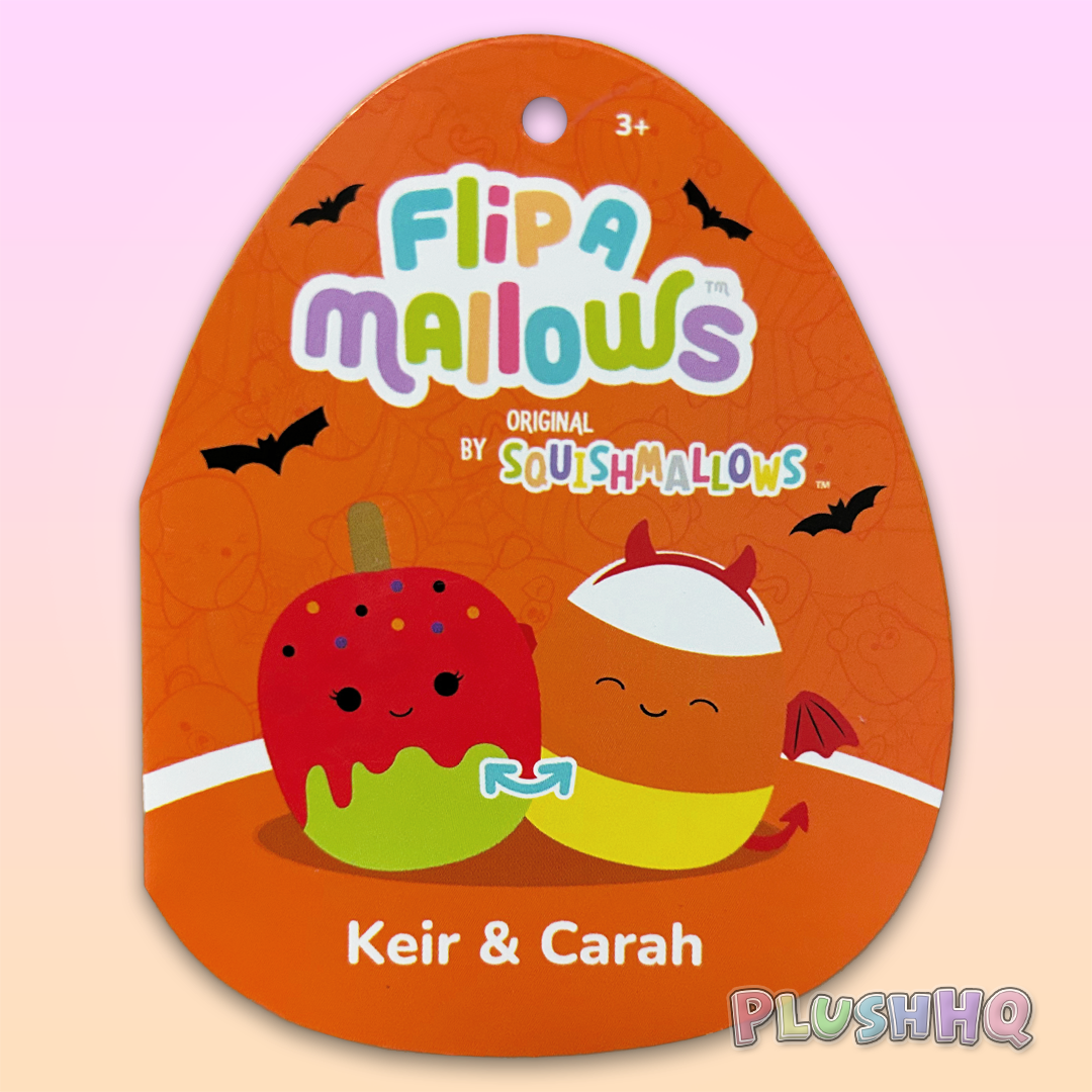 Squishmallows 8-Inch Keir and Carah Flip-A-Mallows