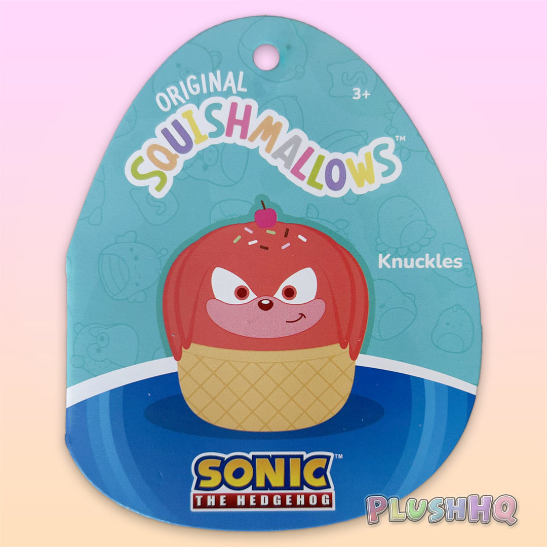 Squishmallows 5-Inch Knuckles the Hedgehog Scented Sonic Mystery Squad