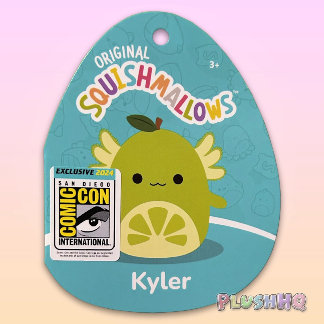 Squishmallows 12-Inch Kyler the Lime Axolotl UCC SDCC Exclusive