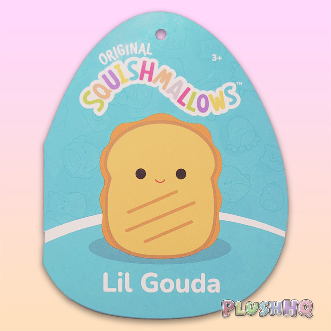 Squishmallows 3.5-Inch Clip Lil Gouda the Grilled Cheese