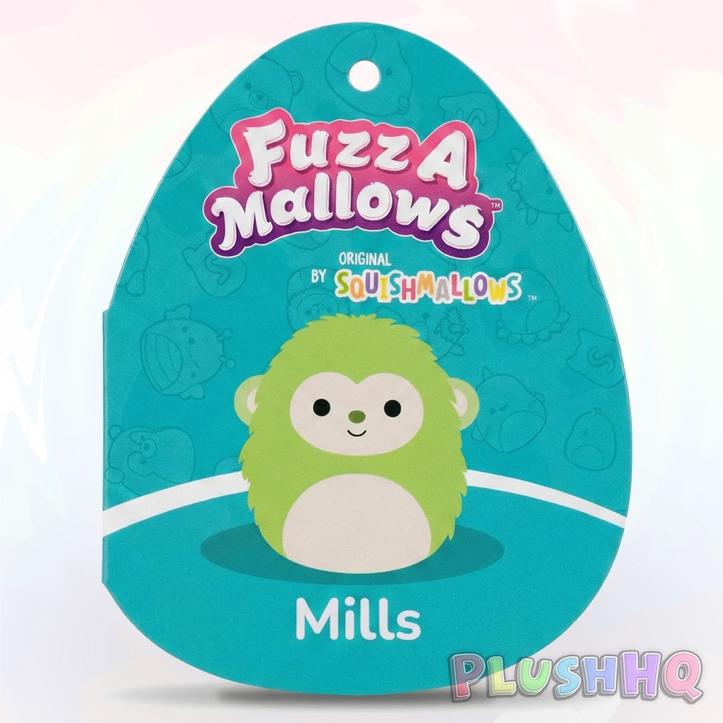 Squishmallows 12-Inch Fuzz A Mallows Mills the Monkey
