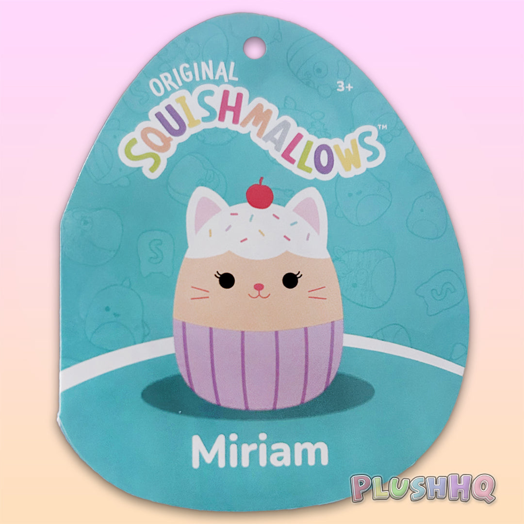 Squishmallows 8-Inch Miriam the Cupcake Cat