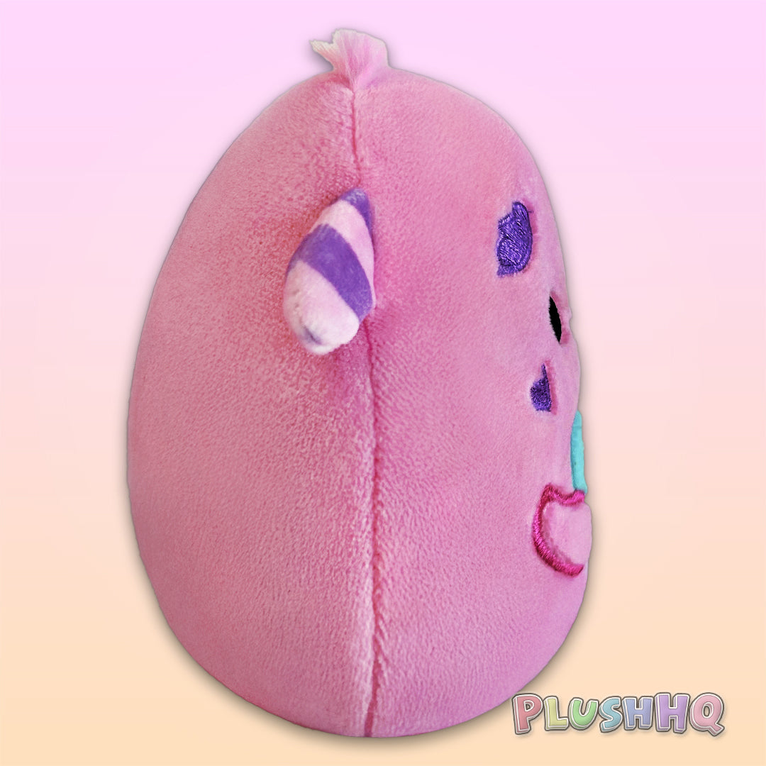 Squishmallows 5-Inch Mont the Monster with Heart