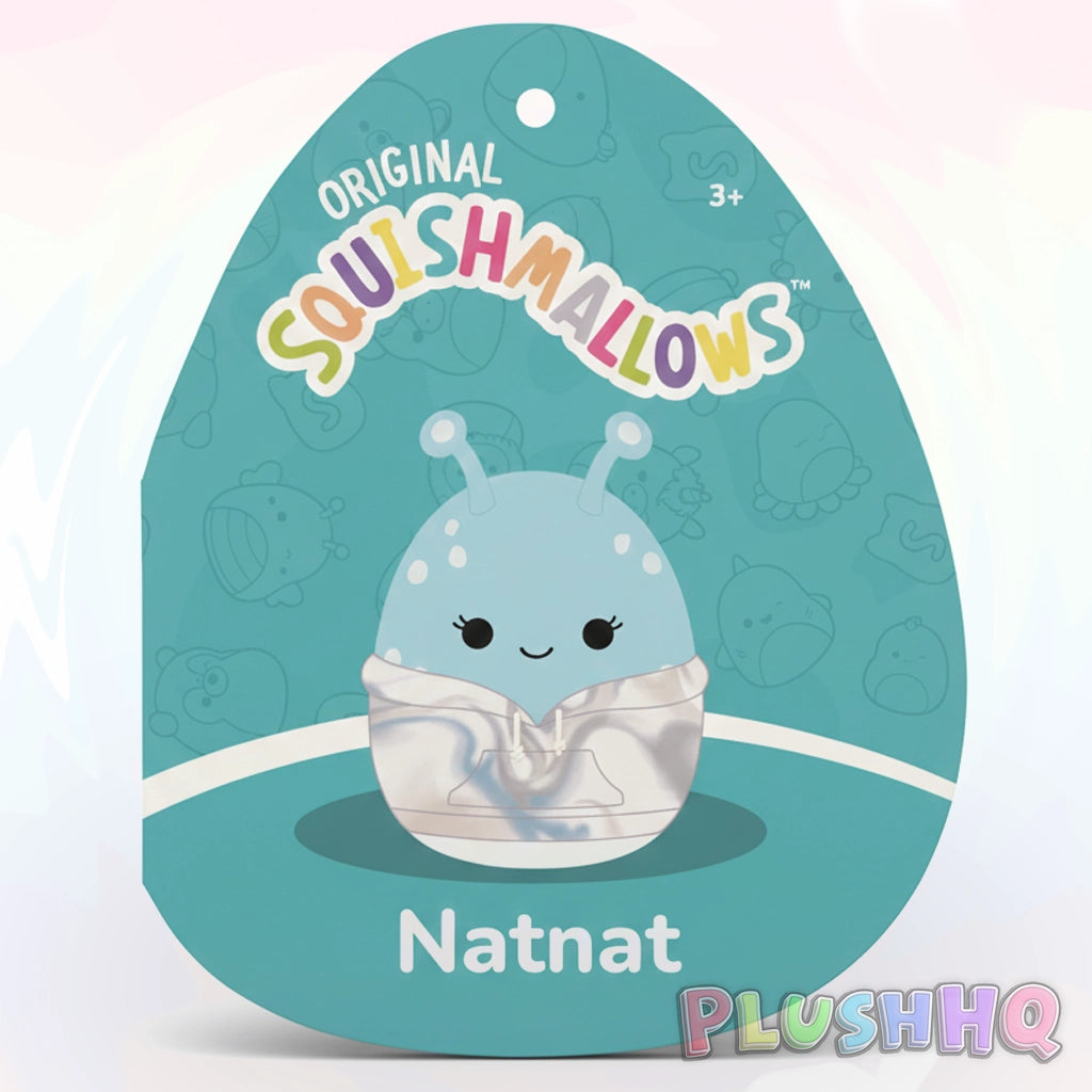 Squishmallows 8-Inch Natnat the Alien Tie-Dye Hoodie