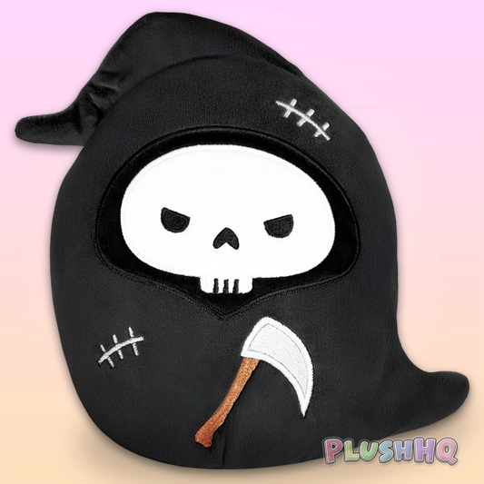 Squishmallows 8-Inch Otto the Grim Reaper with Stitches