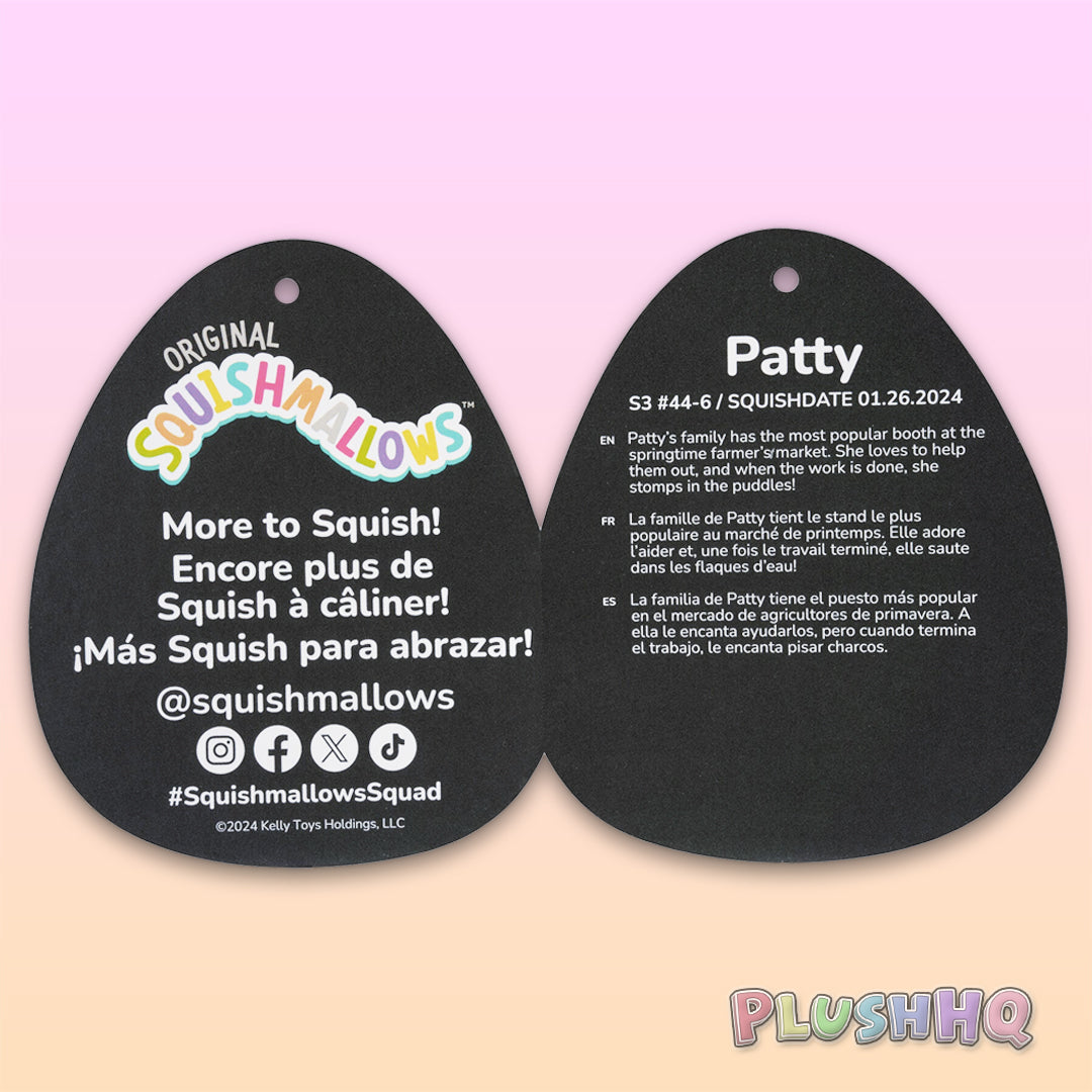 Squishmallows 3.5-Inch Clip Select Series Patty the Cow