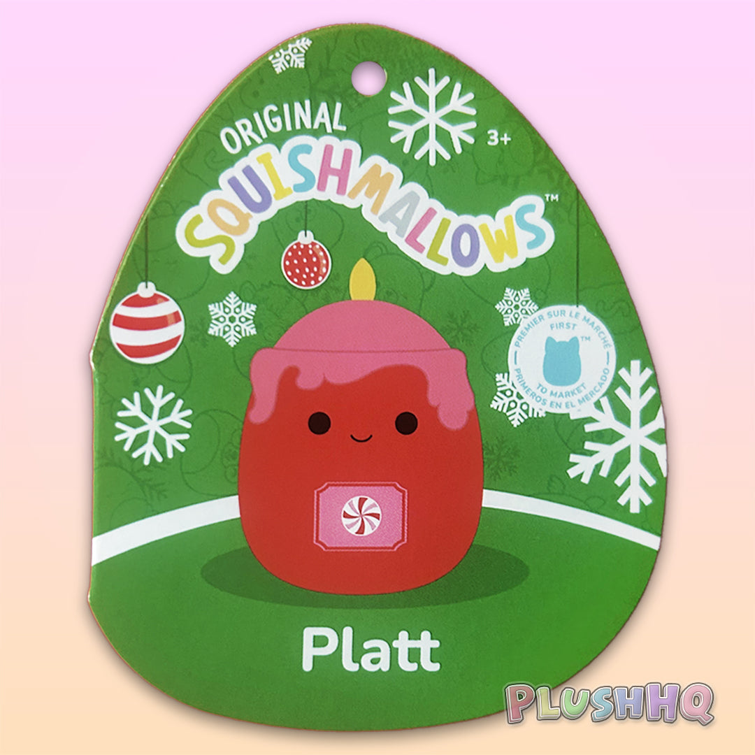 Squishmallows 16-Inch Platt the Peppermint Candle