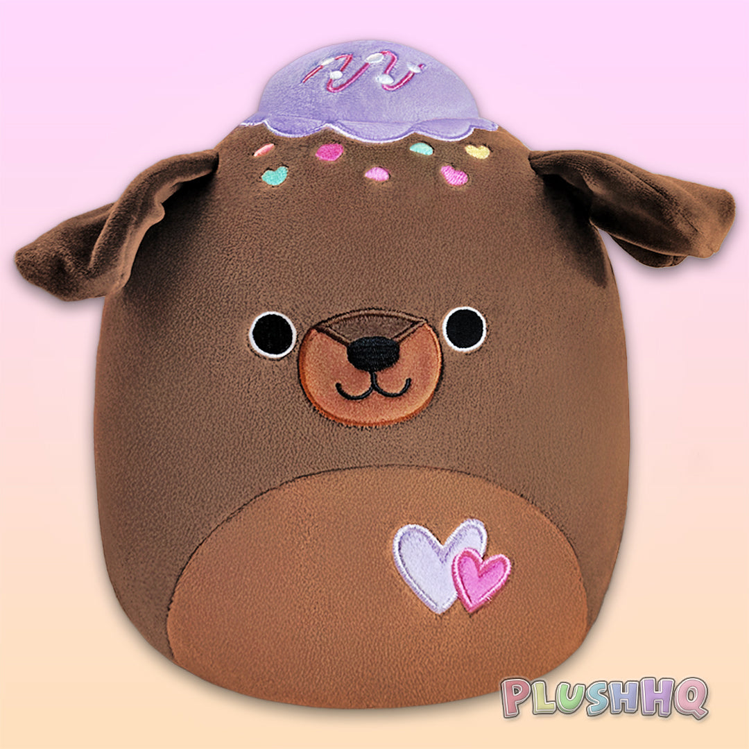 Squishmallows 5-Inch Rico the Sundae Dog Hearts