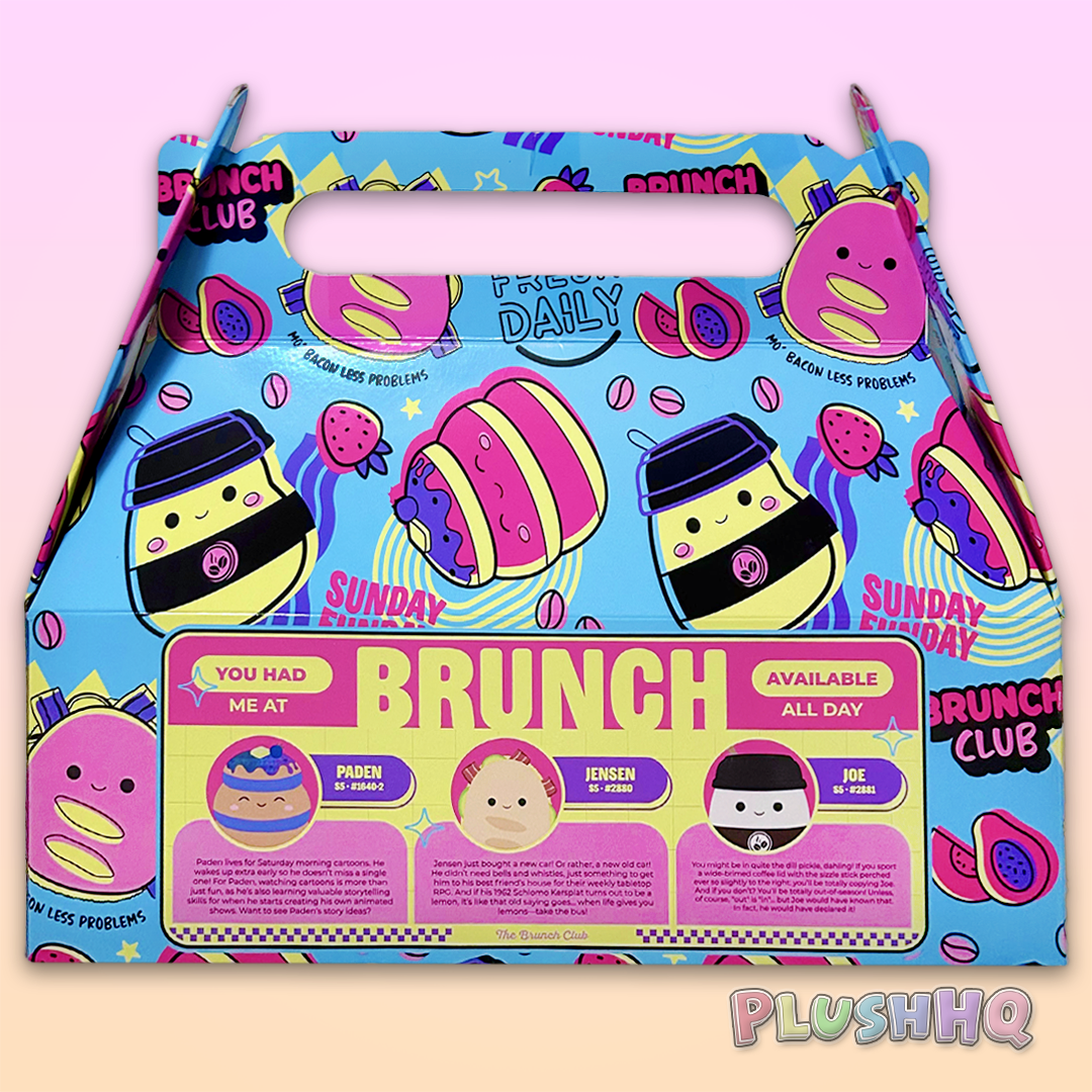 Squishmallows 2025 SDCC-Exclusive 3-Piece Box Set (Brunch Food)
