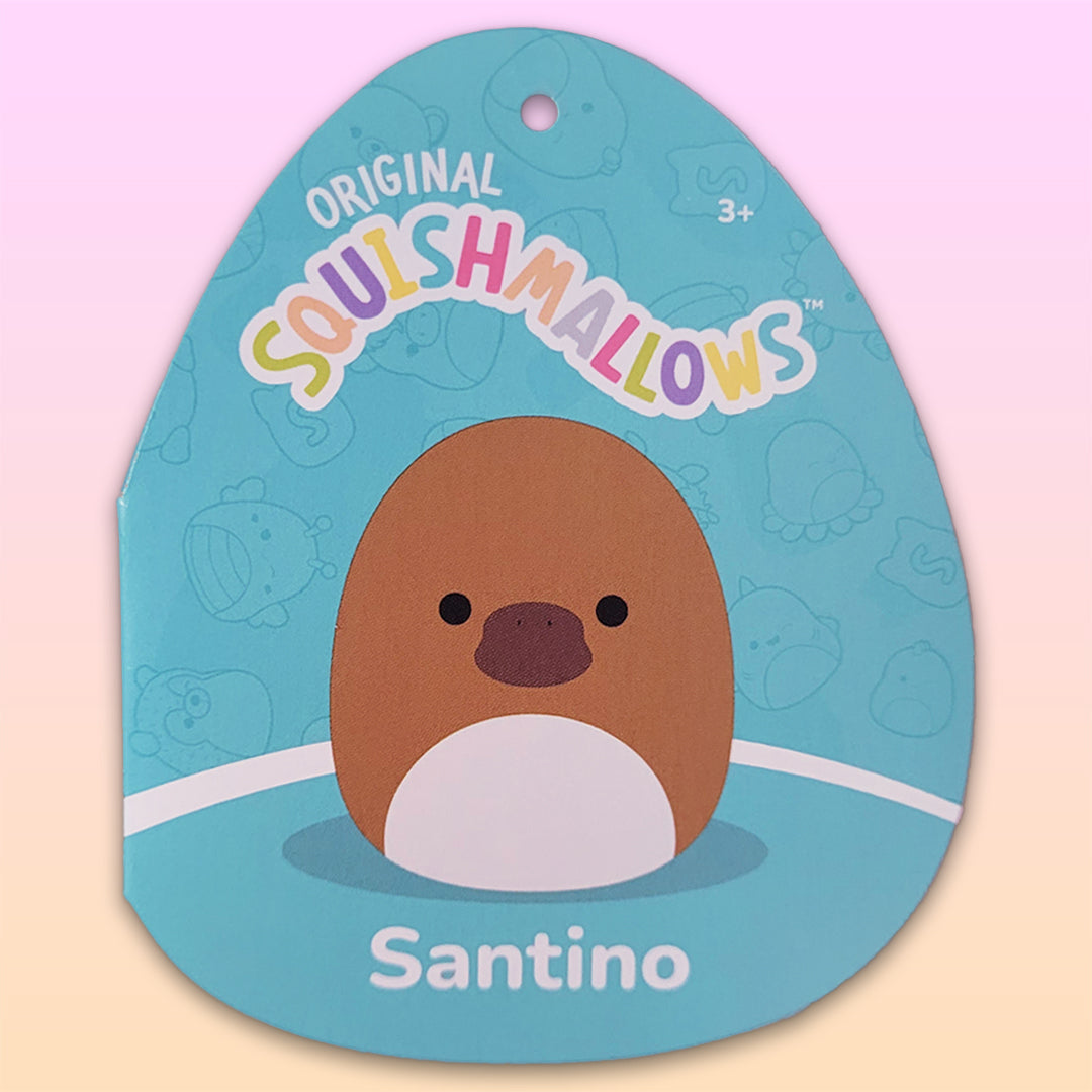 Squishmallows 3.5-Inch Clip Santino the Platypus