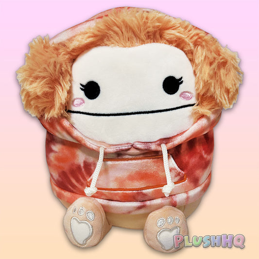 Squishmallows 8-Inch Shasta the Bigfoot Tie-Dye Hoodie