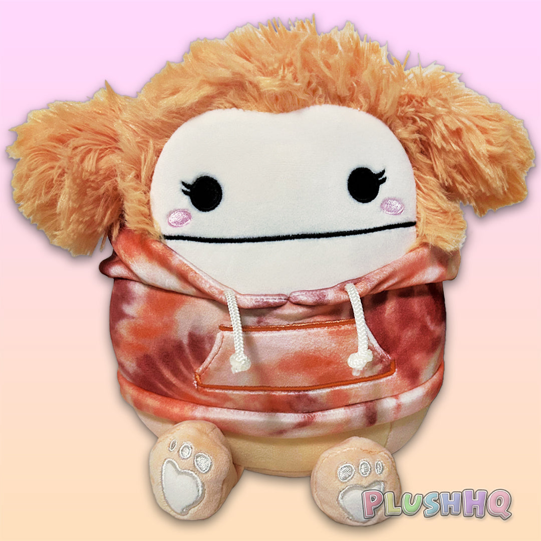 Squishmallows 8-Inch Shasta the Bigfoot Tie-Dye Hoodie