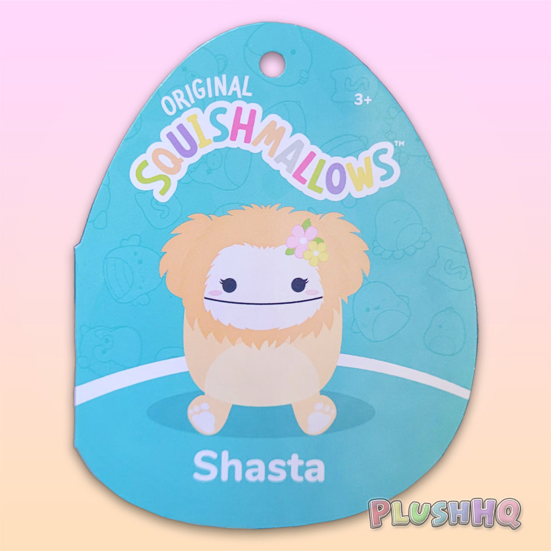 Squishmallows 3.5-Inch Clip Shasta the Peach Bigfoot