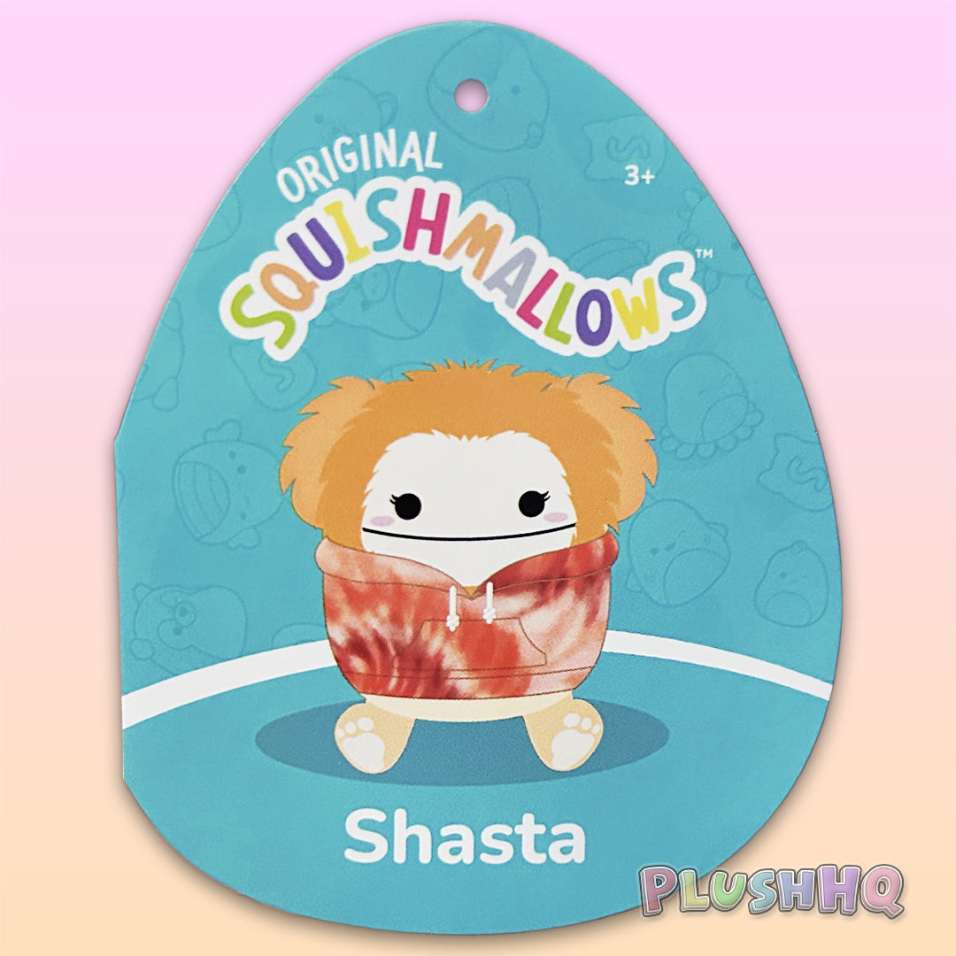 Squishmallows 8-Inch Shasta the Bigfoot Tie-Dye Hoodie