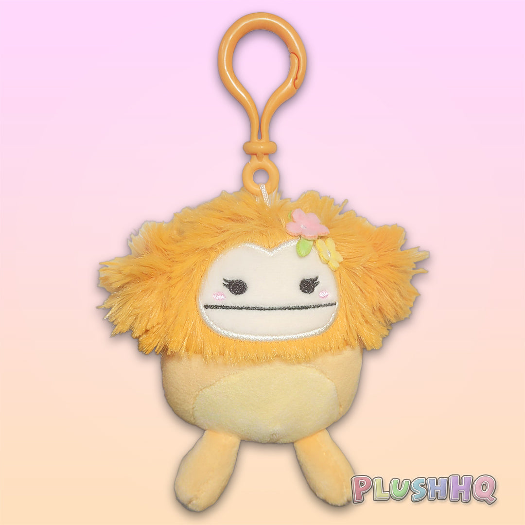 Squishmallows 3.5-Inch Clip Shasta the Peach Bigfoot