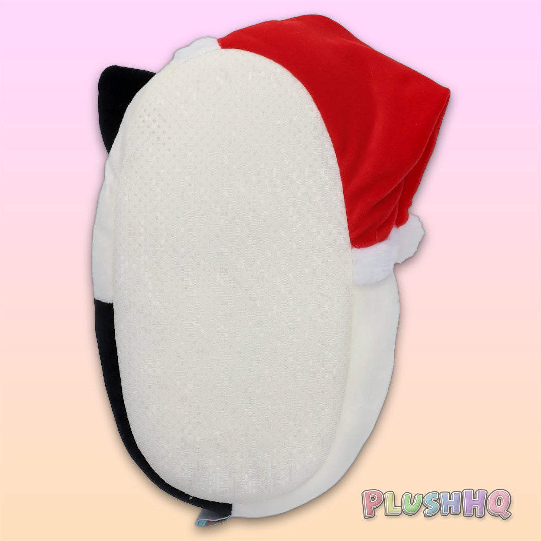 Squishmallows Cam the Cat with Santa Hat Slippers