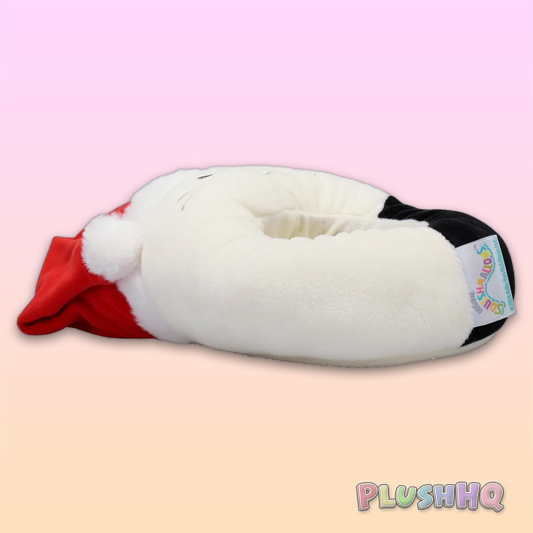 Squishmallows Cam the Cat with Santa Hat Slippers