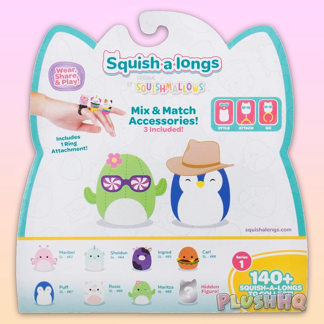 Squishmallows Squish-a-longs Series 1 Style 1 (8-Pack)
