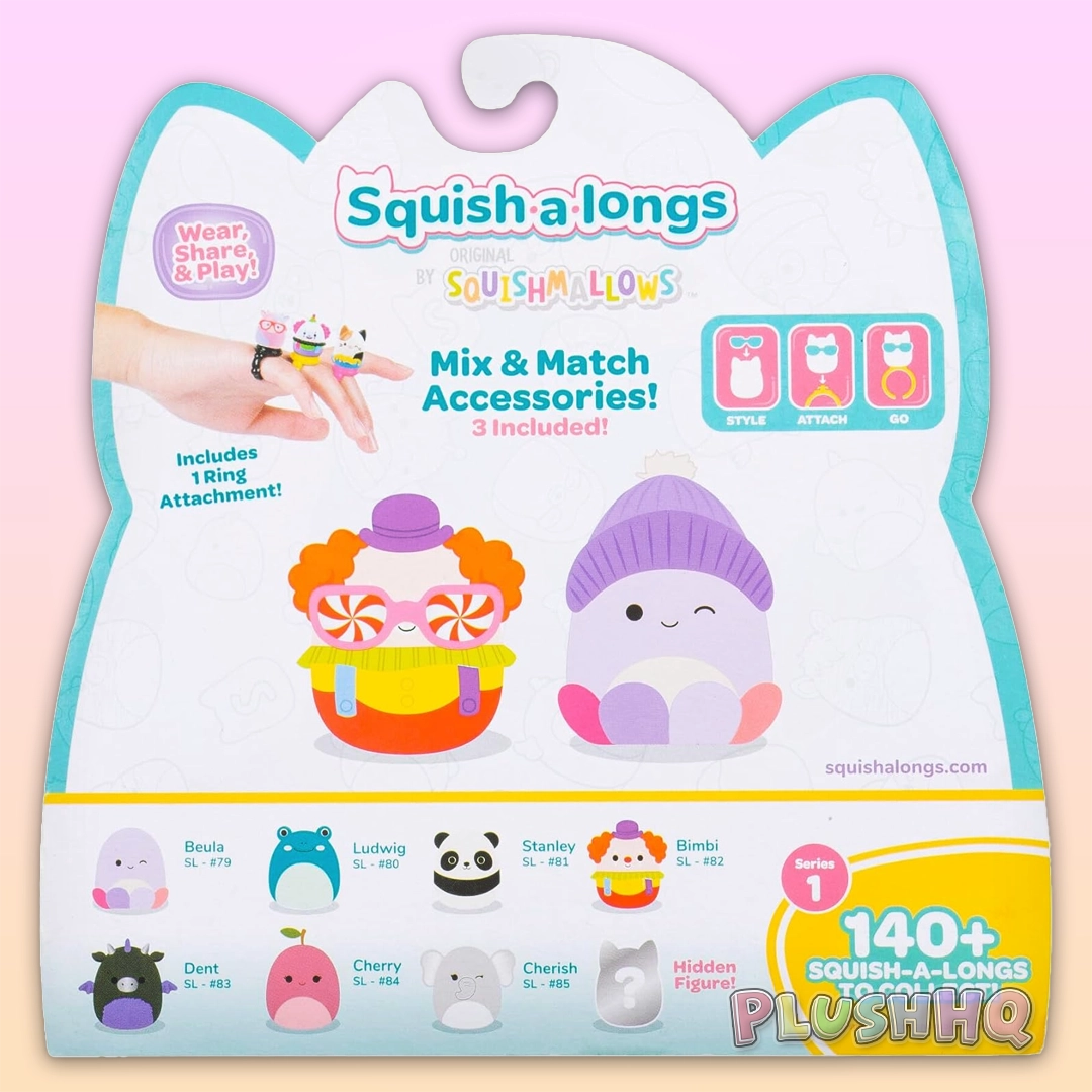 Squishmallows Squish-a-longs Series 1 Style 3 (8-Pack)