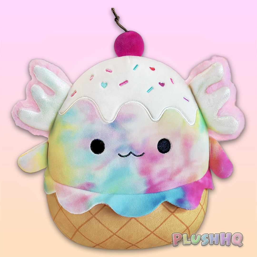 Squishmallows 8-Inch Tinley the Axolotl Ice Cream