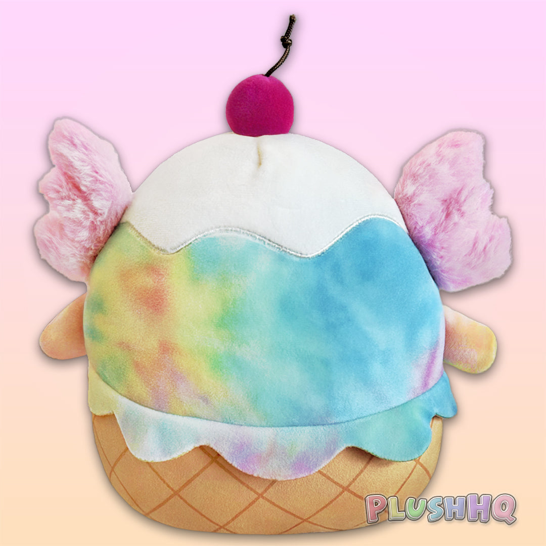 Squishmallows 8-Inch Tinley the Axolotl Ice Cream