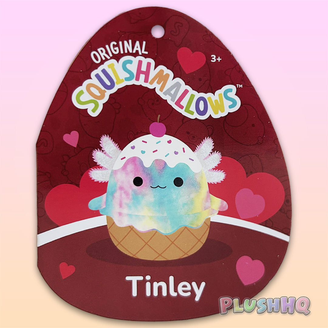 Squishmallows 8-Inch Tinley the Axolotl Ice Cream