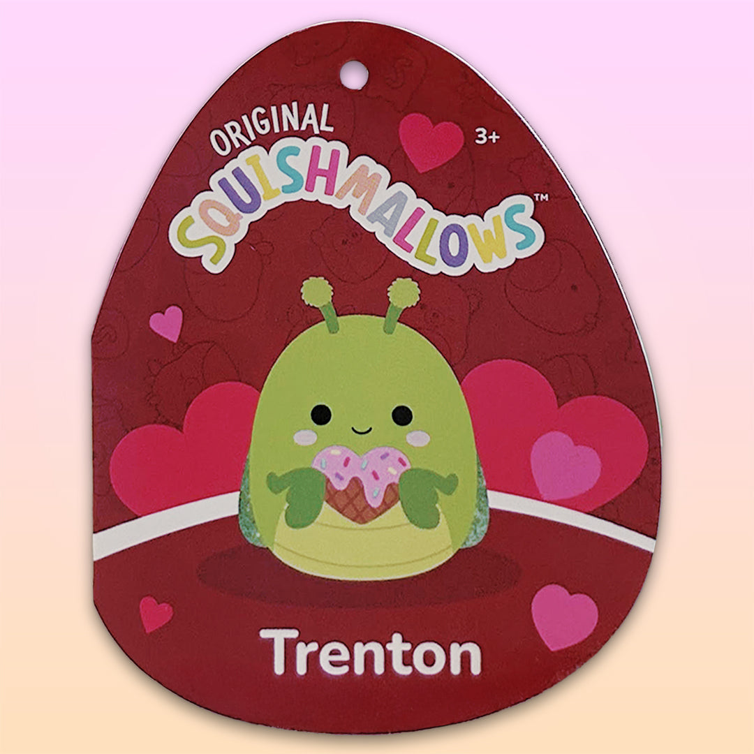 Squishmallows 5-Inch Trenton the Praying Mantis Heart Cookie