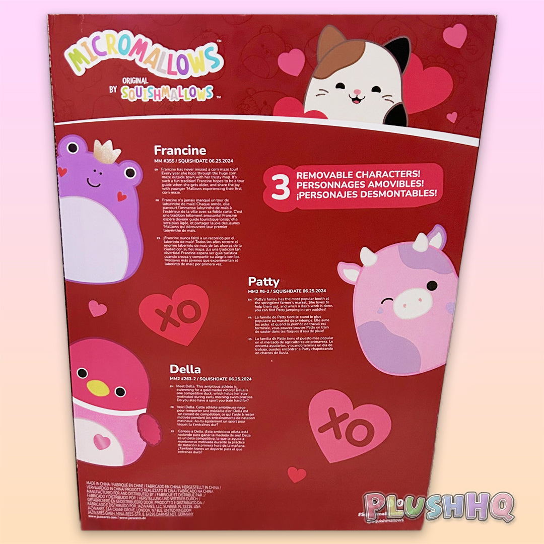 Squishmallows Micromallows Valentine's Day Bouquet (3-Pack)