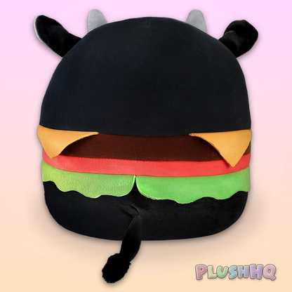 Squishmallows 12-Inch Angus the Cow Burger