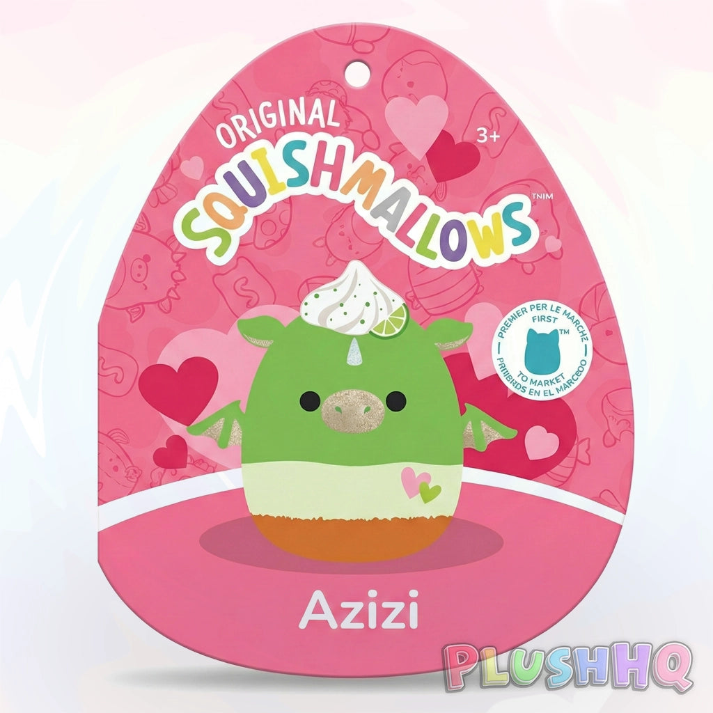 Squishmallows 10-Inch Azizi the Key Lime Pie Dragon
